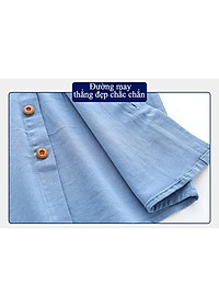 Áo sơ mi bé trai bé gái chất vải mềm trơn AS5