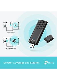 Bộ Chuyển Đổi USB WiFi TP-Link Archer TX20U / TX20U Nano / TX20 Plus WiFi 6 Băng Tần Kép AX1800 - Hàng Chính Hãng