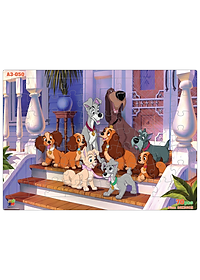 03 bộ tranh xếp hình 70 mảnh ghép khổ A3 – đồ chơi trí tuệ cho bé từ 3 tuổi – Combo 17