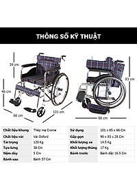 Xe lăn tay cơ bản cho người già, Nhiều mẫu lựa chọn - Hàng chính hãng NIKITA