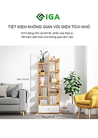 Giá Sách Hình Cây Có Hộc Đựng Đồ Phong Cách Nordic Thương Hiệu IGA - GP171