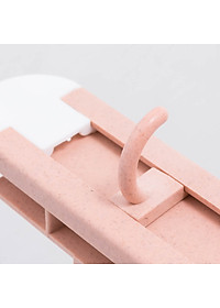 Kệ Dán Tường Đựng Dao Kéo Có 6 Móc - Chính Hãng ( Giao màu ngẫu nhiên)