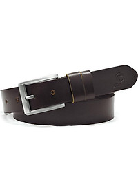 Thắt lưng da bò nam AT Leather Premium PK2 - Nâu