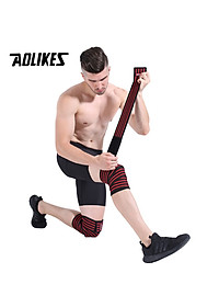 Băng quấn đầu gối tập gym AOLIKES YE-7167 Knee compression straps - Hàng Chính Hãng