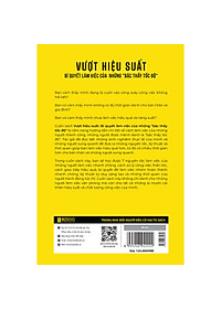 Sách Vượt hiệu suất: Bí quyết làm việc của những "bậc thầy tốc độ"