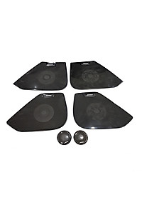 Ốp trang trí, bảo vệ màng loa dành cho xe Mazda CX-8, CX8 vân phay xước