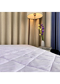 Bộ ga giường chần bông KBedding by Everon KMTS 104 Microtencel Tím (4 món)