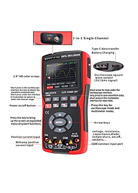 Đồng hồ đo điện kết hợp đo sóng ABG ZT-702S Máy hiện sóng đồng hồ đo điện, đo sóng, màn hình IPS 2,8 inch, băng thông 10 MHZ, tốc độ lấy mẫu thời gian thực 48MSa/s, số đếm 9999, dành cho giáo dục phổ thông, bảo dưỡng ô tô, phát hiện điện - Hàng chính hãng