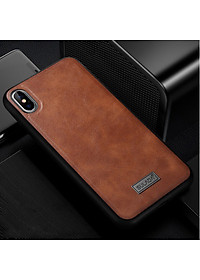 Ốp Lưng Da SULADA Viền silicon cho iPhone X/XS - Hàng Chính Hãng
