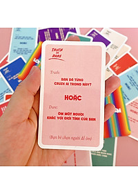 Bộ Bài Lói Hay Lèm Truth or Dare Việt Hóa Drinking Card Game Bài Uống Rượu Bia Tạo Sự Thú Vị Gắn Kết Tình Bạn