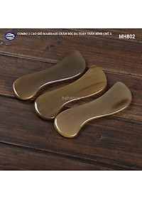 COMBO 2 chiếc Cạo gió masssage chăm sóc️ da toàn thân hình chữ S (MH802) - Chăm sóc sức khỏe
