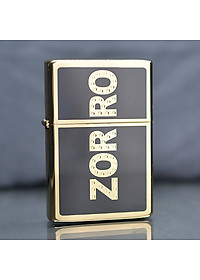Vỏ Hột Quẹt Bật Lửa Xăng Bấc Đá Zorro ZYN001 Thiết Kế Sang Trọng Cao Cấp - Nhiều Màu