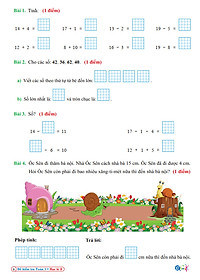 Sách - Đề Kiểm Tra Toán Lớp 1 - Cánh Diều - Học Kì 2