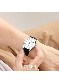 Đồng Hồ Nam Citizen Dây Da NH8350-08B - Mặt Trắng 