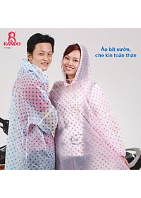 ÁO MƯA TRONG MÀU ĐA DỤNG CHẤM BI - SET 5 CÁI