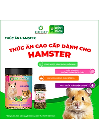 Thức ăn Hamster GREENABC – Bổ sung Protein - Canxi - Lipid giúp Hamster ăn ngon, giảm căng thẳng, long mượt, tăng đề kháng - Hộp 10g và 480g