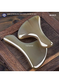 Dụng cụ mát xa làm mịn da mặt và toàn thân bằng sừng (MH823) Giúp lưu thông khí huyết - Chăm sóc sức khỏe