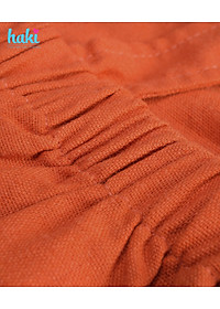 Bộ romper linen lưng chun cho bé trai bé gái Haki BL001, bộ body cho bé, baby bodysuit, set áo liền quần cho bé từ 6-13kg