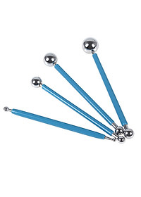Bộ 5 Mo iNox 4 Cây Tạo Cánh Hoa Đất Sét, Nặn Tượng Điêu Khắc, Búp Bê Đồ Chơi
