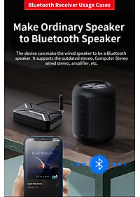ROGTZ - Bộ Thu Phát Bluetooth 5.0 2 in 1 R22 - Chế độ chuyển đổi linh hoạt, Âm Thanh HD, Độ Trễ Thấp, Khoảng Cách 40m, Hỗ trợ aptX HD, Chip thông minh, Cổng kết nối đa dạng RCA AUX USB - Hàng Chính Hãng