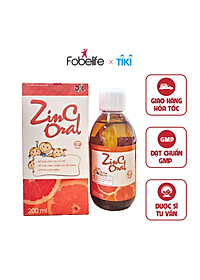 Chai Uống Giúp Ăn Ngon Miệng Tăng Cường Sức Đề Kháng ZinC Oral ( Chai 200ml )