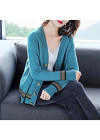 Áo Cardigan Nữ Họa Tiết Xinh Thời Trang Korea Haint Boutique Ak36