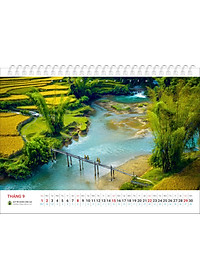 Lịch bàn Phong Cảnh Vùng Cao 2024 Cơm Có Thịt - Quỹ Trò Nghèo Vùng Cao