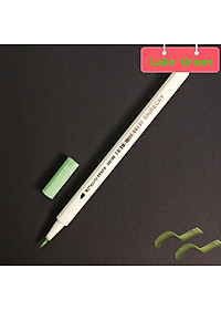 Bút lông mềm cây lẻ Lalunavn 10 màu sắc đầu Brush có nhũ STA Metallic Marker Pen Drawing - A13