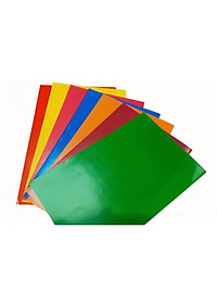 10 xấp thủ công 7 màu (70 tờ )không keo có kẻ ô khổ giấy A5