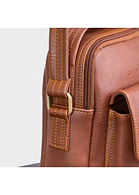 Túi Trita ( Thời trang nam phối ngăn - Túi đeo chéo da RTN3 )