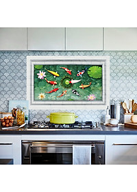 Decal dán tường nguyên miếng quần ngư hội tụ MJ8031B