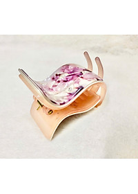 Kẹp tóc càng cua 2 lớp đính hột xoàn xịn - Kẹp tóc thời trang Hàn Quốc cao cấp