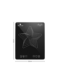 Bếp Từ Đơn Elmich Smartcook ICS-3869 (Công Suất 2100W, Điều Khiển Cảm Ứng, Mặt Kính Ceramic Cường Lực, Chống Sốc Nhiệt) - Hàng Chính Hãng