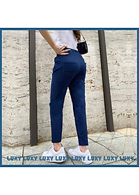 Quần jean nữ cạp chun co giãn 4 chiều LUXY V191 đủ size từ 40kg - 80kg