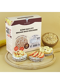 Bánh gạo lứt GUfoods (300g) - Không chiên dầu, Không đường, Từ gạo và ngũ cốc nguyên hạt, Lành mạnh, Phù hợp Eat clean, Ăn vặt healthy, Thực dưỡng, Tập gym, Thuần chay, Đa dạng hương vị