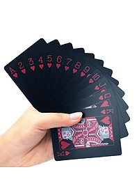 Bộ Bài PVC Mạ Vàng 24K Mạ Bạc Cao Cấp Chất Liệu Đàn Hồi, Bộ Bài Tây Poker Polieste Không Thấm Nước, Hàng Chính Hãng