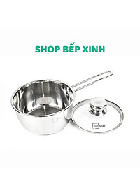 Bộ nồi chảo xửng hấp 3 Đáy Inox 430 cao cấp Fivestar Standard bếp từ nắp kính , tặng 1 vá canh