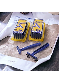 Dao Cạo Râu 2 Lưỡi Kép Kai Razor 00915-10BB2 (Set 10 Cây)