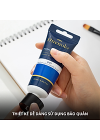 Màu Acrylic Tuýp 75ml Đủ Màu Finenolo Cao Cấp Deli - Tô Đất Sét, Đất Nặn Tự Khô, Vẽ Túi Vải Tote, Quần Áo DIY, Giày, Tranh Tường, Đa Chất Liệu, Tươi Sáng, Nhanh Khô - EC75