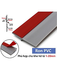 Miếng chặn cửa pvc gia cường - Thanh nẹp chắn khe hở dán chân cửa, chống bụi, chống ồn, chống côn trùng RPVC