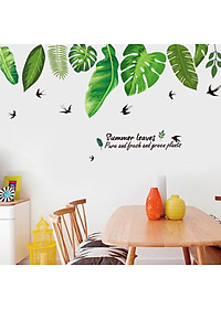 Decal dán tường Grean Leaves Art XL8362