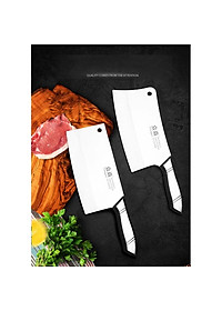 Dao Chặt Xương Cán Inox Bằng Thép 4Cr14 Cao Cấp