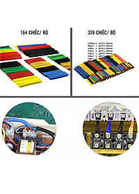 Bộ Ống Gen Co Nhiệt Thu Hẹp Nhiều Màu Đủ Size Kích Thước Giúp Cách Điện Bảo Vệ Dây Cáp (Chất Liệu PE Polyolefin) Giúp Sửa Chữa Dây Điện Nhanh Chóng - Hàng Nhập Khẩu