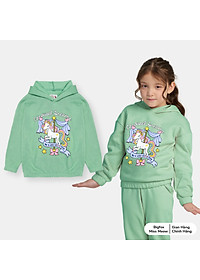 Áo nỉ bé gái Bigfox Miss Meow size đại, áo nỉ bông cho bé gái thu đông ấm áp hình in xinh xắn size trẻ em 3,4…10,11 tuổi