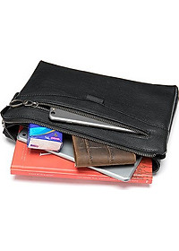 Clutch da bò thật cao cấp BAOHA LEATHER BHM8986 Ví da cầm tay cao cấp.
