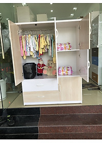 Tủ áo quần Jang Mi MRA 125 x 1m85 x 47 cm