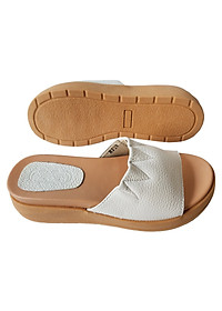 Dép Nữ Da Bò Thật BIGGBEN Cao 5 Phân DNQN55