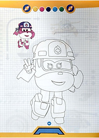 Bé Tô Màu Super Wings - Quyển 4