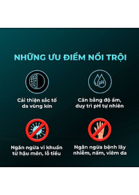 [Chai 100ml] Dung dịch vệ sinh nam hương bạc hà tươi mát - Shell Pure Peppermint Extract