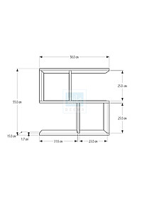 Giá Sách Treo Tường 3 Tầng Đơn Giản SIB DECOR (Nhiều màu)